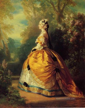  Marie Kunst - Kaiserin Eugenie a la Marie Antoinette Königtum Porträt Franz Xaver Winterhalter